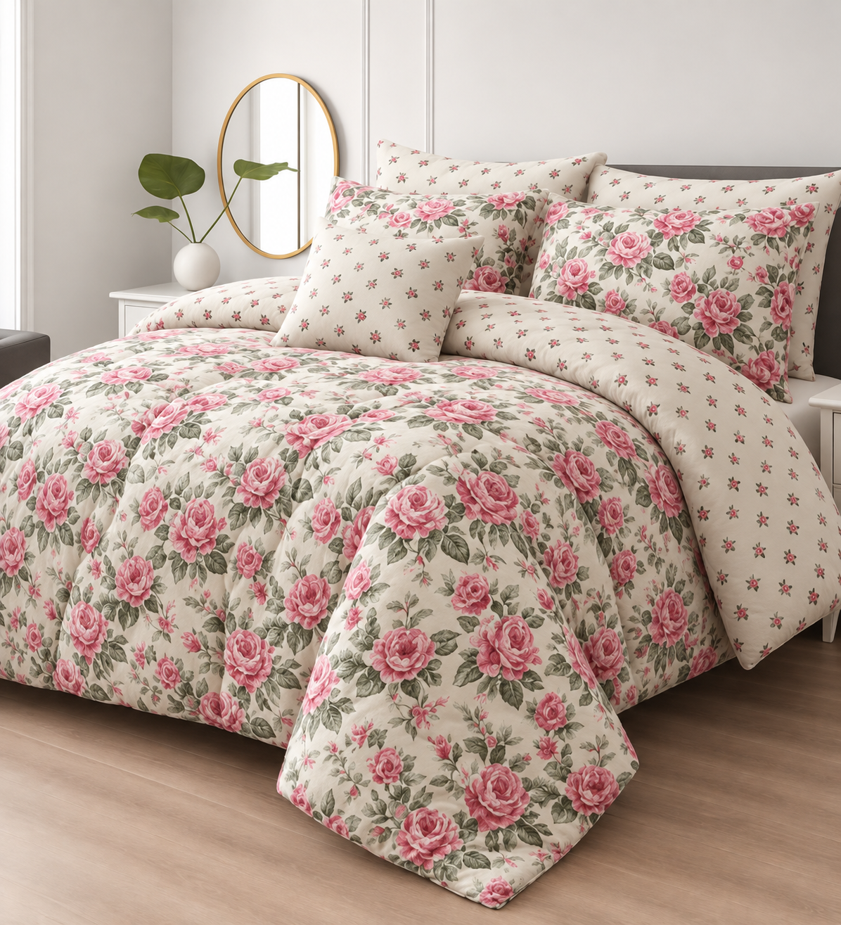 7 pc Winter Razai Set (Heavy Filling)