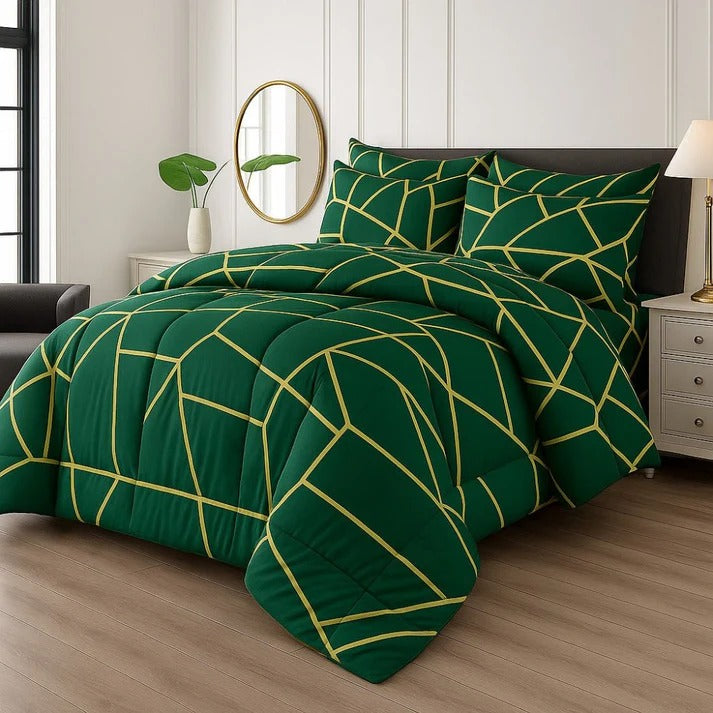 PREMIUM SUMMER KING SIZE COMFORTER SET - 7-PIECE