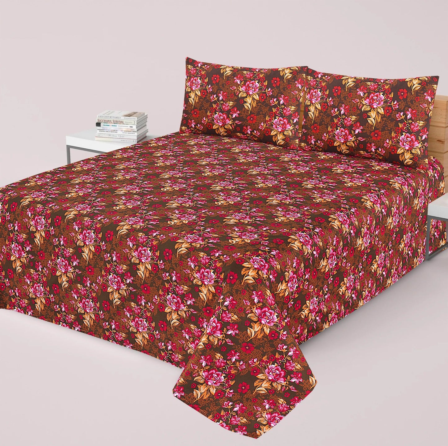 3 Pcs Bed sheet N-04b
