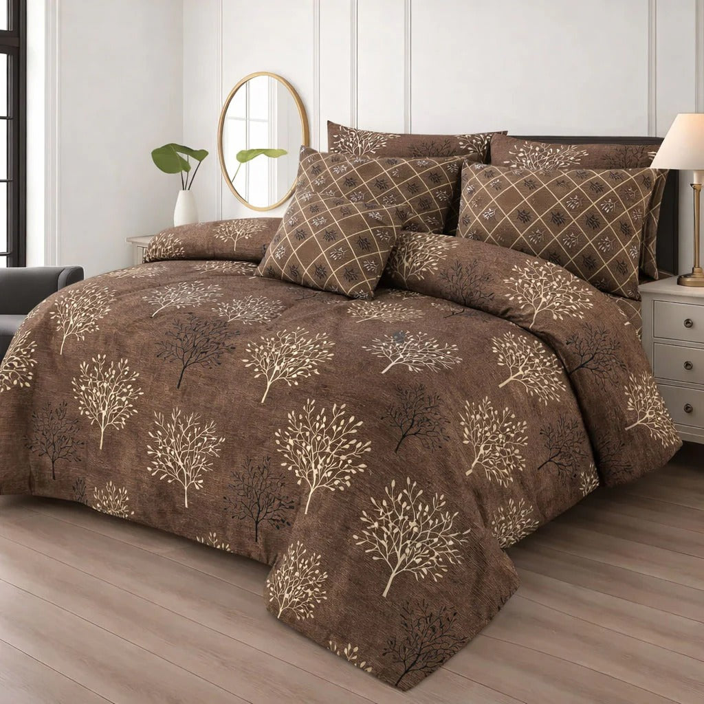 Premium Summer King Size Comforter Set - 7-Piece