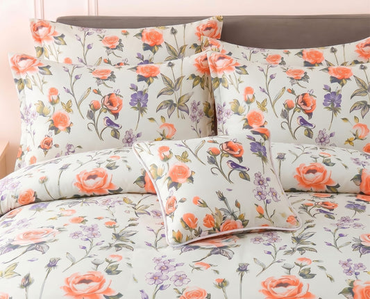 Premium Summer King Size Comforter Set - 7-Piece
