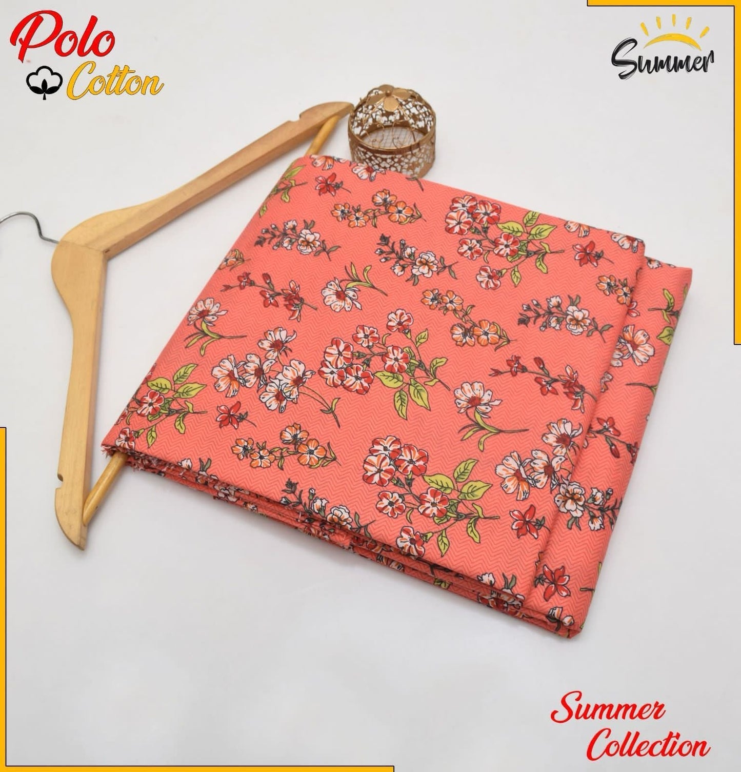 2 Piece – Cotton Digital Print Suit ( Design J-39)