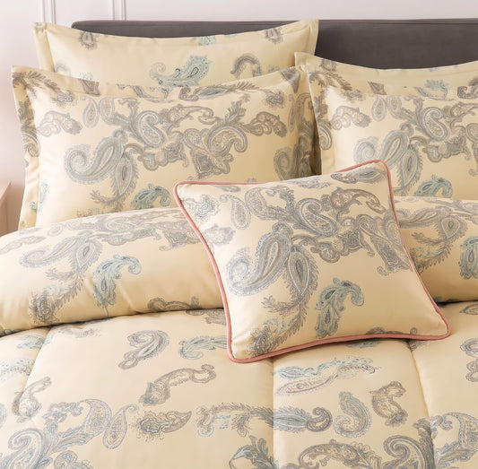 Premium Summer King Size Comforter Set - 7-Piece