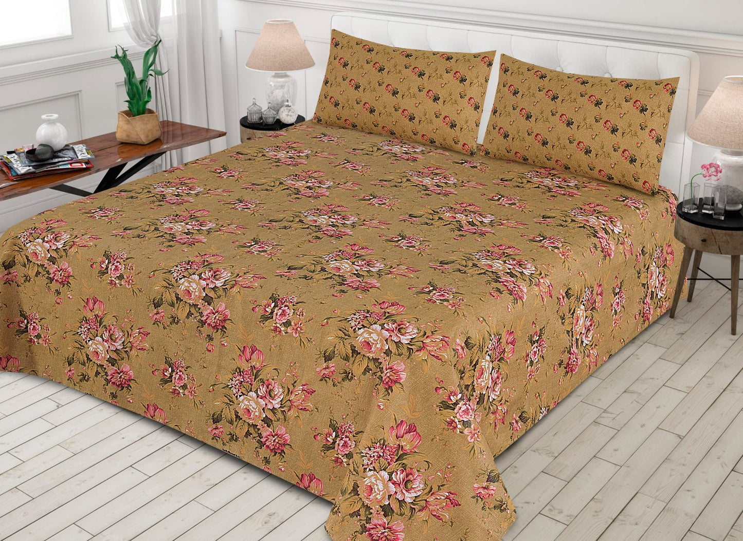 3 Pcs Bed sheet N-21