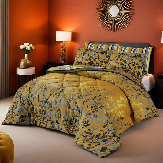 PREMIUM SUMMER KING SIZE COMFORTER SET - 7-PIECE