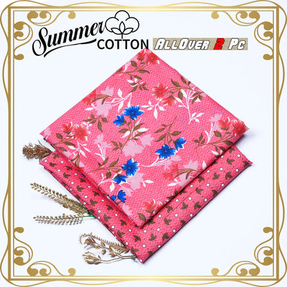 2 Piece – Cotton Digital Print Suit ( Design A-23)