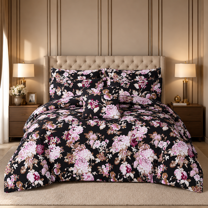 Premium Summer King Size Comforter Set - 7-Piece