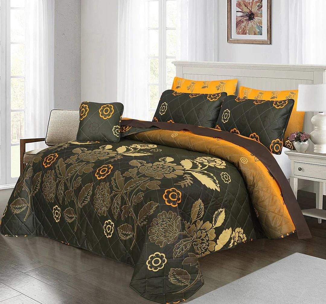 Premium Summer King Size Comforter Set - 7-Piece