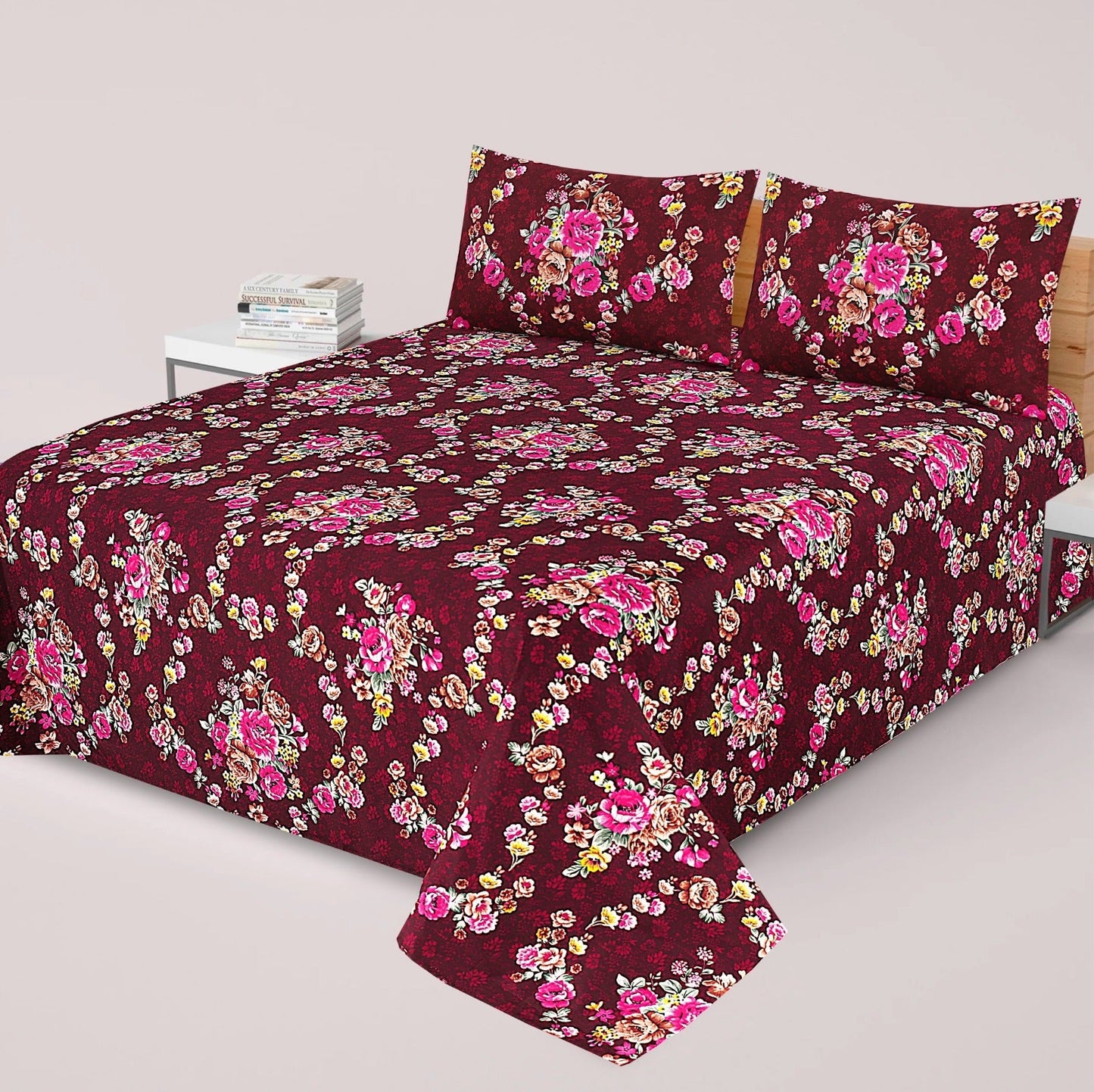 3 Pcs Bed sheet A-57