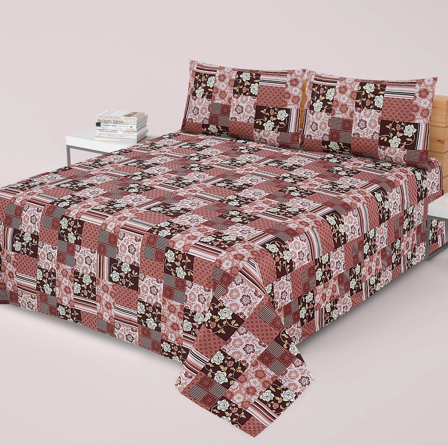 3 Pcs Bed sheet N-17b