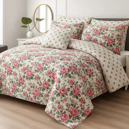 Premium Summer King Size Comforter Set - 7-Piece