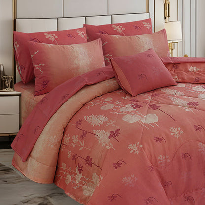 Premium Summer King Size Comforter Set - 7-Piece
