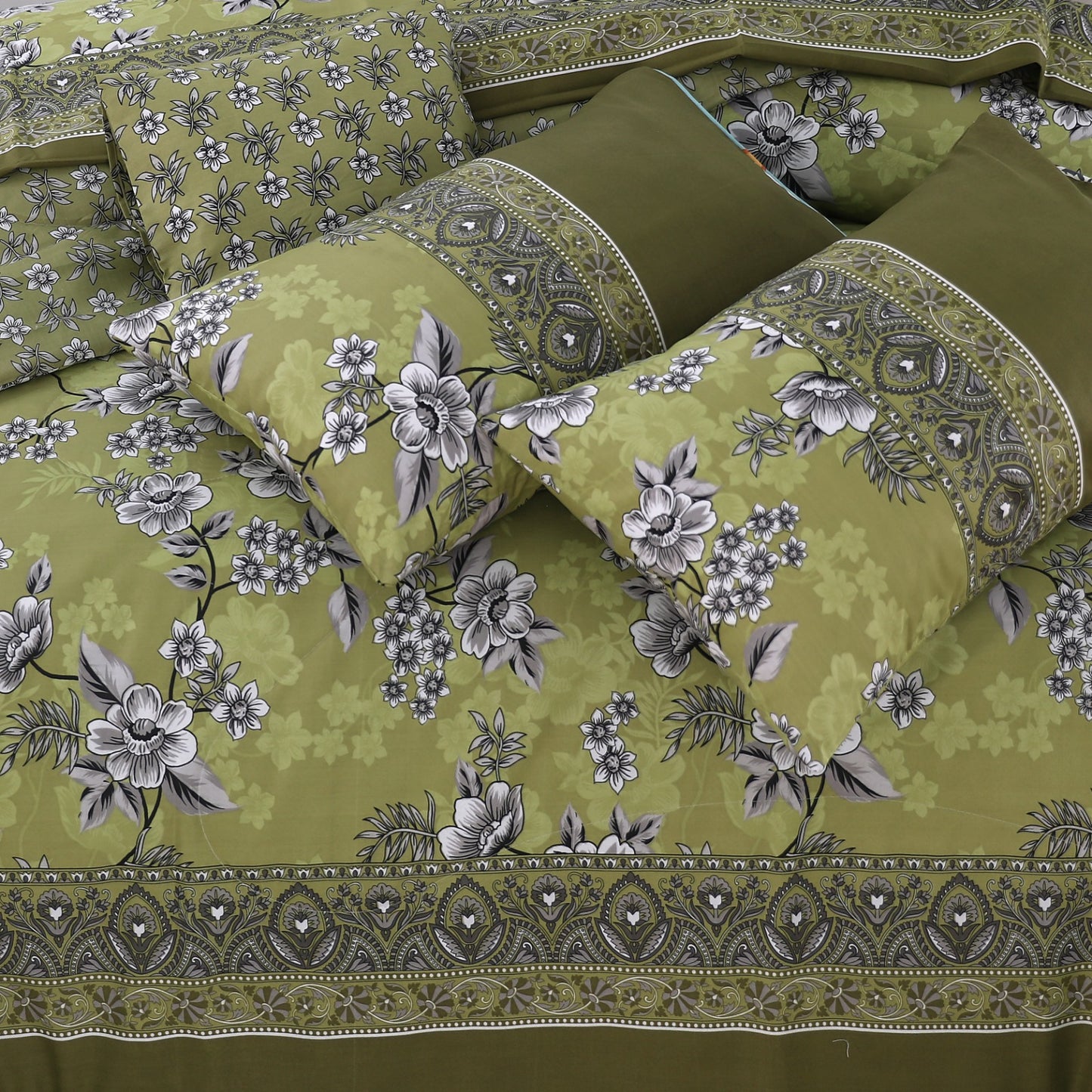 Premium Summer King Size Comforter Set - 7-Piece