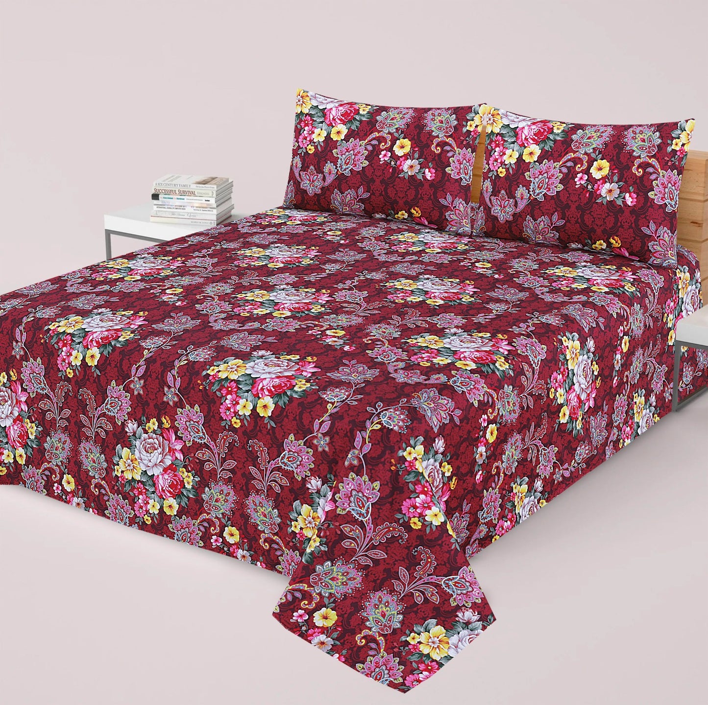 3 Pcs Bed sheet N-01b