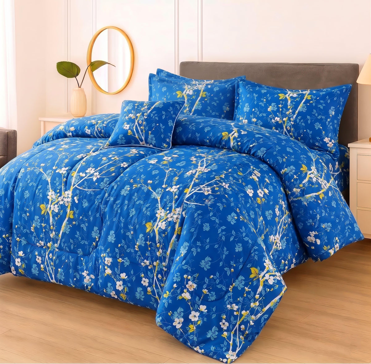 7 pc Winter Razai Set (Heavy Filling)