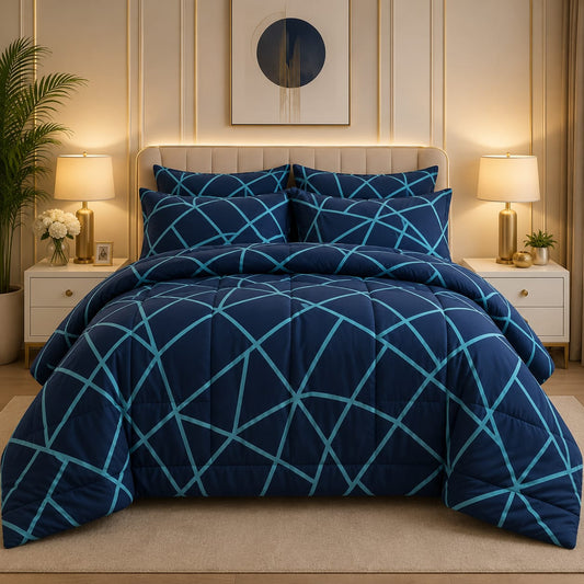 Premium Summer King Size Comforter Set - 7-Piece
