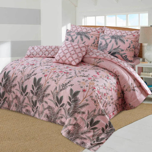 Premium Summer King Size Comforter Set - 7-Piece