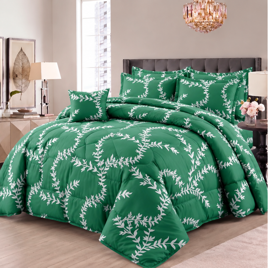 7 pc Winter Razai Set (Heavy Filling)