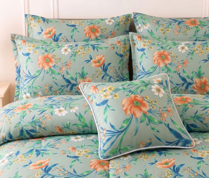 Premium Summer King Size Comforter Set - 7-Piece