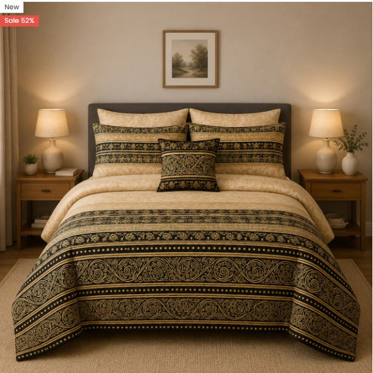 Premium Summer King Size Comforter Set - 7-Piece
