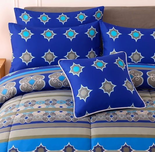 Premium Summer King Size Comforter Set - 7-Piece