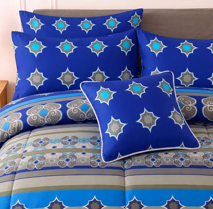 Premium Summer King Size Comforter Set - 7-Piece