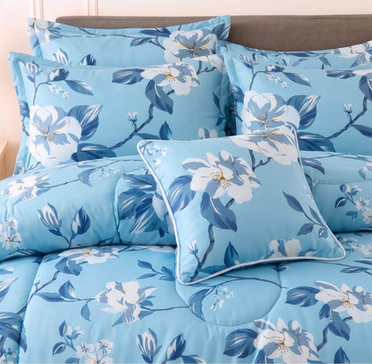 Premium Summer King Size Comforter Set - 7-Piece