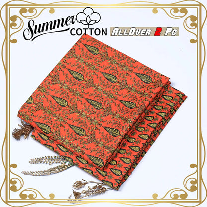 2 Piece – Cotton Digital Print Suit ( Design A-24)