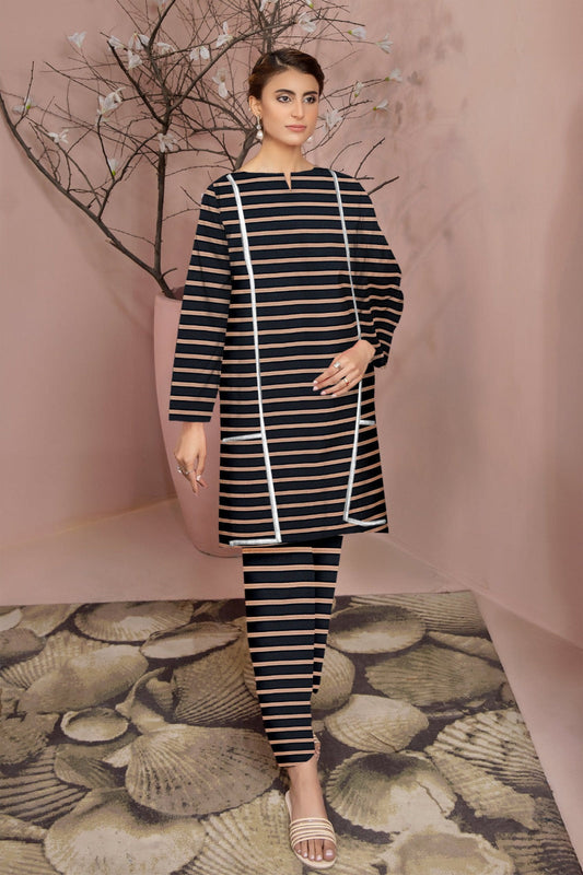 2 Piece – Cotton Digital Print Suit ( Design A-5)