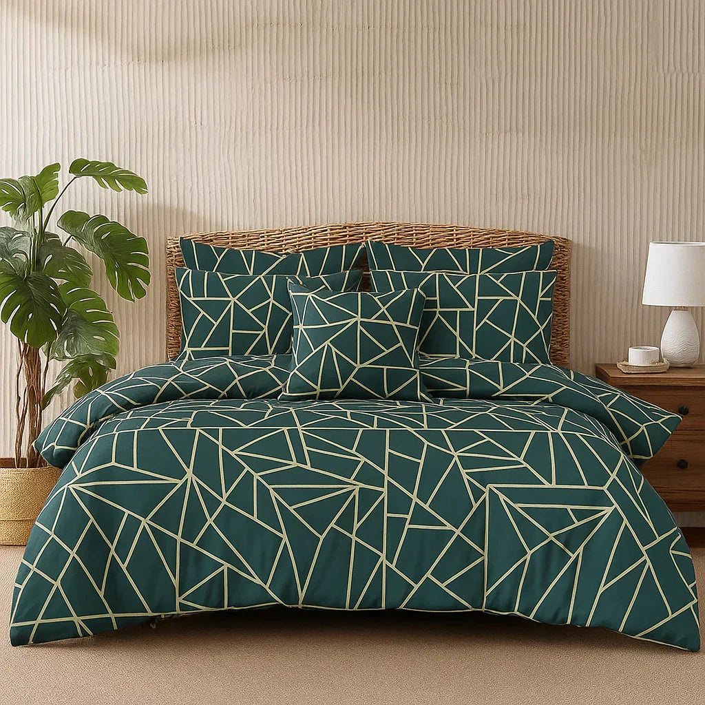 Premium Summer King Size Comforter Set - 7-Piece