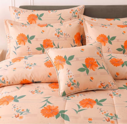 Premium Summer King Size Comforter Set - 7-Piece