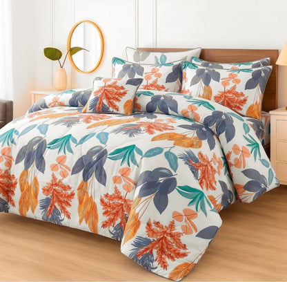 Premium Summer King Size Comforter Set - 7-Piece