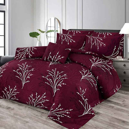 Premium Summer King Size Comforter Set - 7-Piece