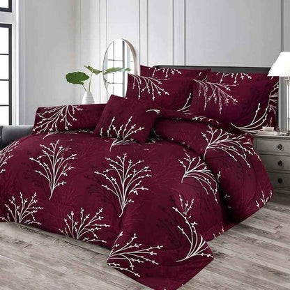 Premium Summer King Size Comforter Set - 7-Piece